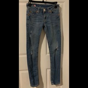 True Religion jeans size 25 women’s.